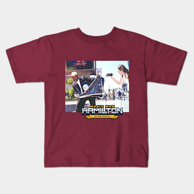 Magic Man Hamilton (All Time Greatest) Kids T-Shirt by PersianFMts